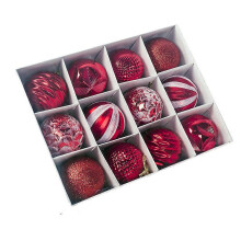 (As show, pink) Christmas Ornaments Hanging Balls Christmas Tree Decorations for Xmas Holiday Party Home Decor