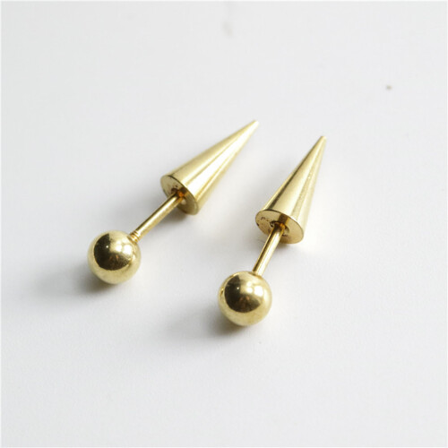 Cartilage Helix Piercing Stud Demon Nail Devil-Steel Color 2