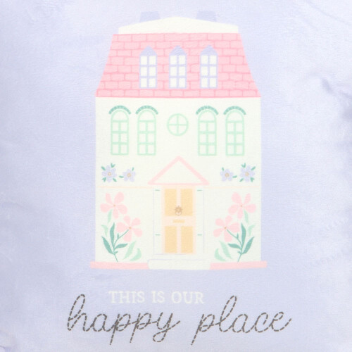 Something Different This Is Our Happy Place Square Filled Cushion 2