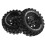 Pneus de Roda Beadlock de Metal de 1,9 Polegadas para Carro Crawler RC 1:10 Axial SCX10 90046 TRX4 Redcat GEN8, Branco 4
