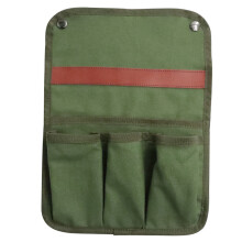Olivgrüner Canvas Stuhlhalter Bag Hängender Nachttisch Organizer Aufbewahrung