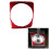 For   8Th 06-11 Red Carbon Fiber Automatic Gear Shift Frame Cover Trim 5
