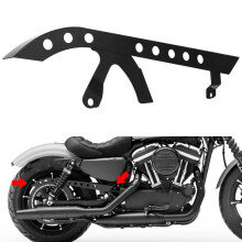 Motorrad-Hinterriemenscheibenschutz Antriebsriemenscheibenabdeckung für Sportster XL 883 1200 48 72 SuperLow Nightster 2004-2018