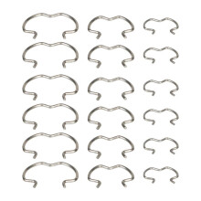 18 Piezas 800-801 6-3/8 Pulgadas, 6-1/2 Pulgadas, 6-5/8 Pulgadas Clips de Conector RáPido Que Retienen los Clips de la LíNea del Enfriador de