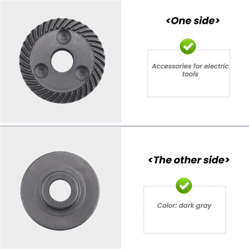 Dark Gray spiral set conical gear for  9523 angle grinder 1