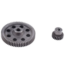 2 StüCke (21 T + 64 T) 11184 & 11181 Differential Metall Haupt Zahnrad 64 T Motor Zahnrad 21 T