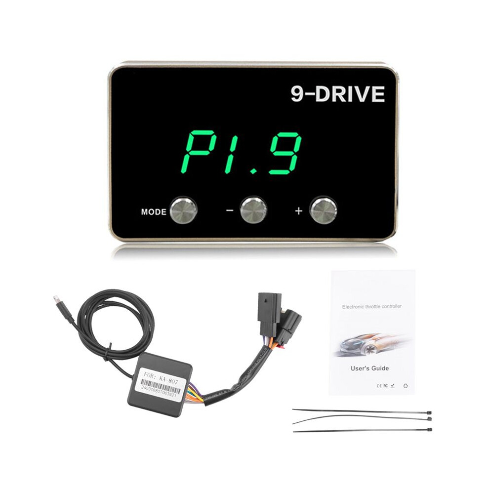 Electronic Throttle Controller 9 Mode Pedal Accelerator Fuel-Efficient For Jk Challenger Ram 1500 6031132067641