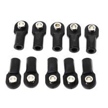 10 Unids Plástico M4 Varilla Extremo Enlace Bola de Conexión Cabezal para 1/10 Rc Car Crawler Axial Scx10 Ii 90046 Trx4, B