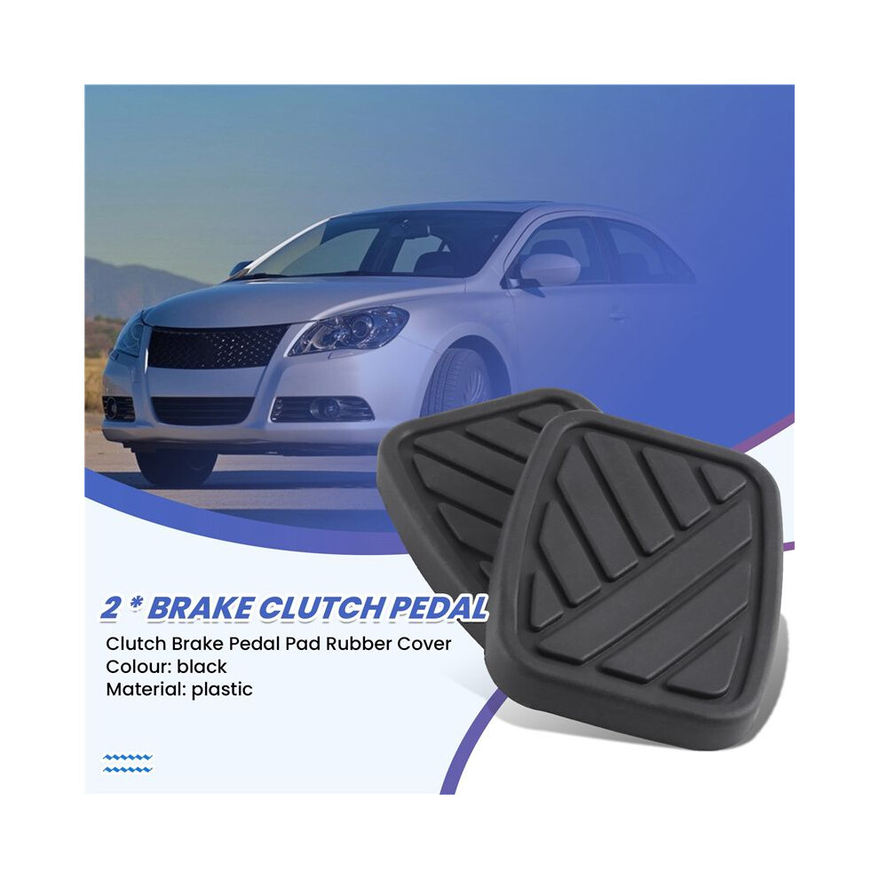 2Pcs Brake Clutch Pedal Pad Covers 49751-58J00 For Swift Vitara Samurai Esteem Sx4 Aerio X90 Sidekick 6031527396837