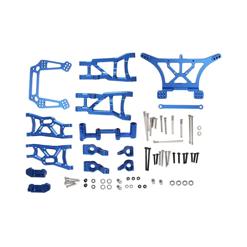 Upgrade Aluminum Alloy Chassis Arm C Rear Stub Axle Parts Kit For 1/10 2Wd Slash Rustler Stampede Parts,1 6032678880497