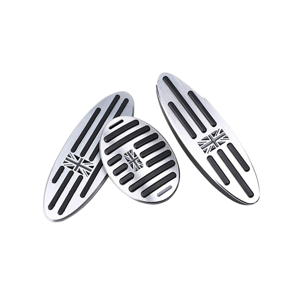 Union Jack At Auto Aluminum Pedal Cover For Cooper 2010-2018 F54 F55 F56 F57 F60 R55 R56 R57 R58 R59 R60 R61 6031855652339