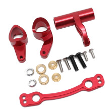 Metall Lenkungs Umlenkhebel Satz für ARRMA 1/8 KRATON 6S Outcast Senton Talion Typhon BLX RC Auto Teile,Rot
