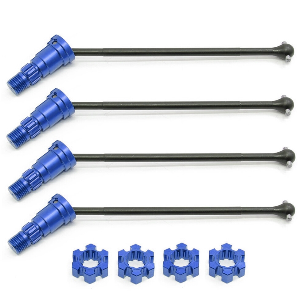 4Pcs Metal Front And Rear Drive Shaft Cvd For X-Maxx Xmaxx 6S 8S 1/5 Truck Rc Car Upgrades Parts, 6033957914865