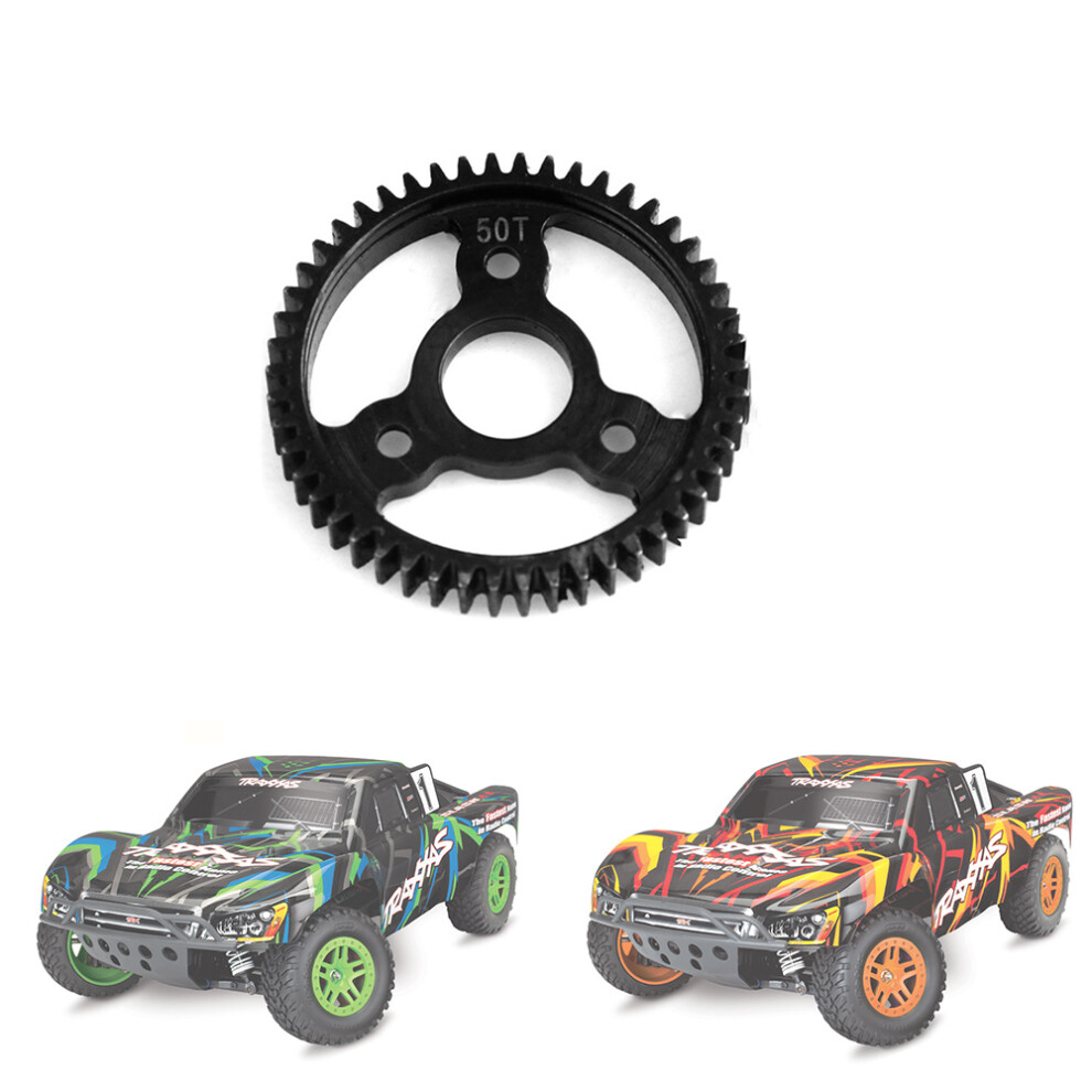 Hardened Steel 50T M0.8 32P Spur Main Gear Replace 3956 For 1/10 Slash Stampede Rsutler 4X4 Rc Car 6033772610850