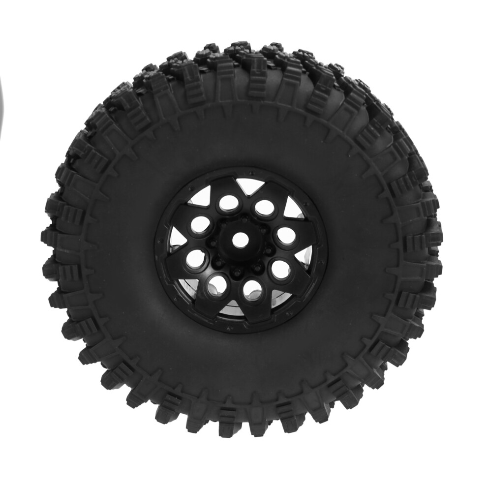 4Pcs 120Mm 1.9 Beadlock Wheel Rim Tire Set For 1/10 Rc Crawler Car Trx4 Rc4wd D90 Axial Scx10 Ii Iii Redcat Mst 6034256876434