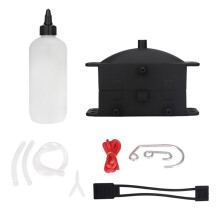 Motorcycle Chain Cleaning Machine Kit Brush Gear Cleaner Tool for Universal Motorbike Chains Lube Device Black