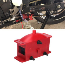 Motorrad-Kettenreinigungsmaschinen-Kit BüRsten-Zahnrad-Reinigungswerkzeug für Universal-Motorradketten-SchmiergeräT Schwarz