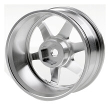 ObręCz KołA 4P Ze Stopu Aluminium6 do RC 1/10 -Road 1052 Drift Sakura TE37+, Srebrny
