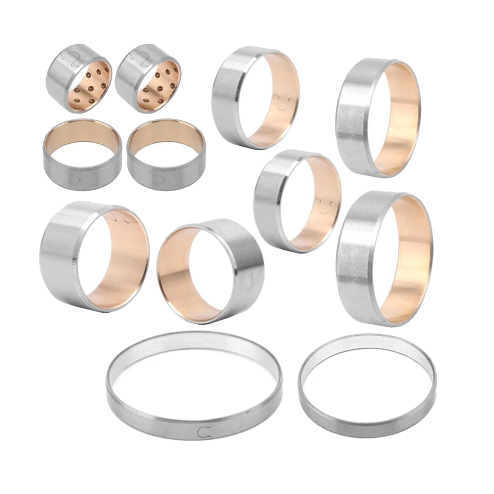 New Zf6hp26 Zf6hp28 6R80 Auto Gearbox Transmission Bushing Repair Kit 12Pcs For 6Hp26, 6Hp28 Silver 6034256873419