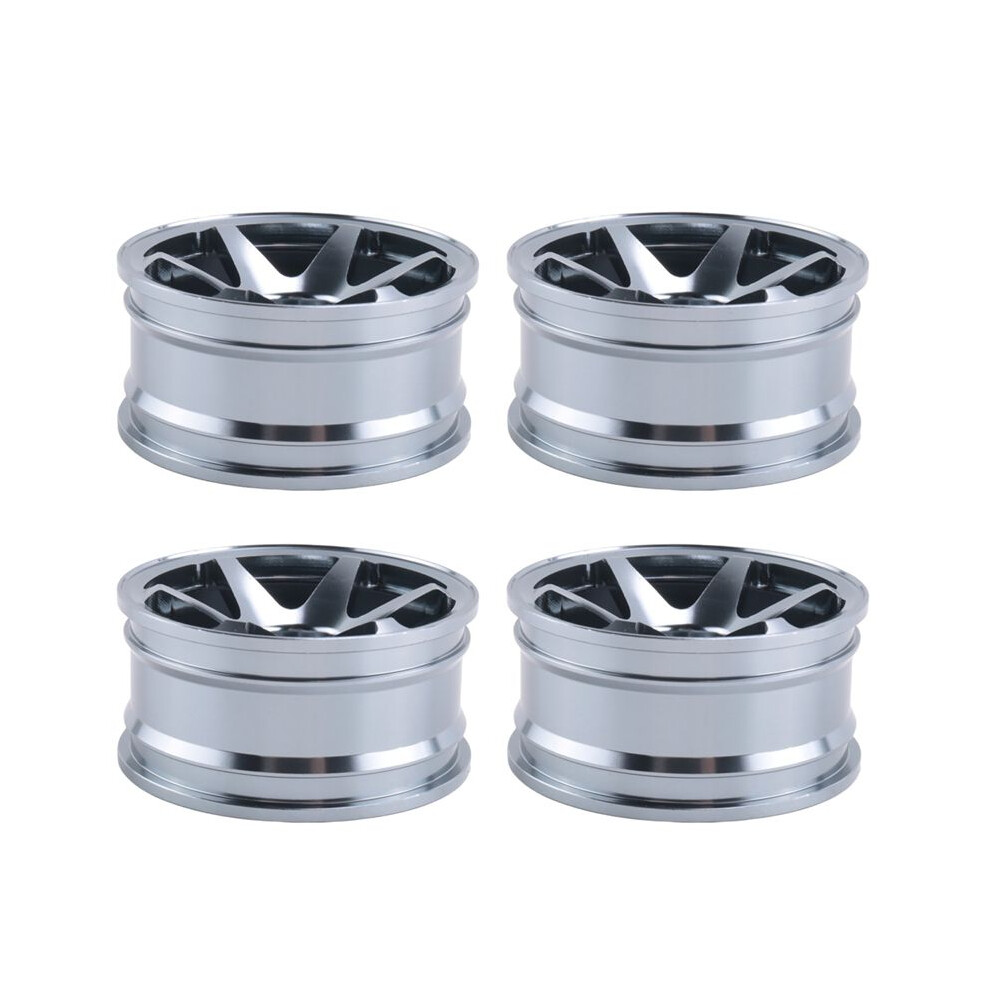 4P Aluminum Alloy6 Spoke Wheel Rim For Rc 1/10 -Road 1052 Drift Sakura Te37+, Grey 6033357130896