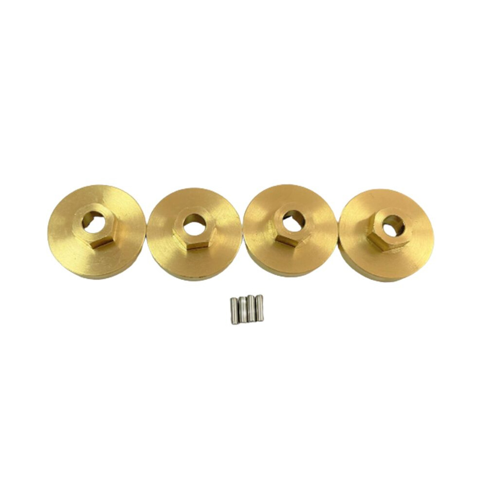 For Fms Fcx24 Brass Wheel Hex Adapter Axle Counterweight Brake Disc 1/24 Rc Crawler Car Upgrades Parts Accessories 6033312181192