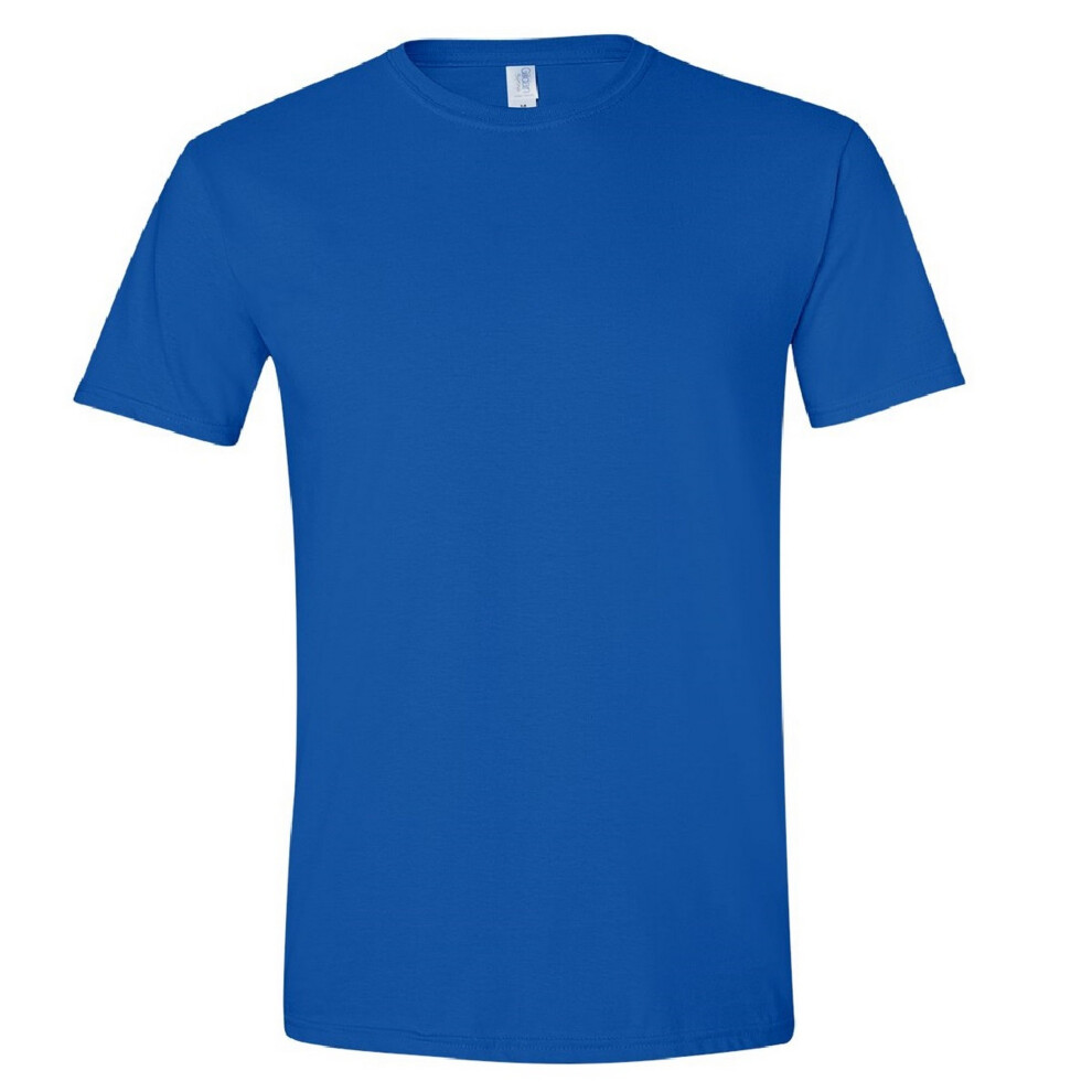 Gildan (L, Royal) Mens Short Sleeve Soft-Style T-Shirt Multicoloured