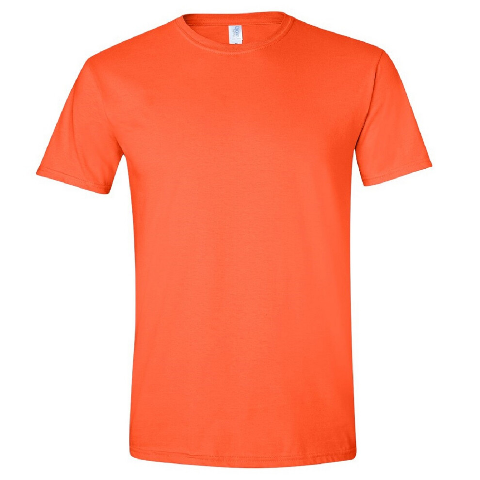 Gildan (3Xl, ) Mens Short Sleeve Soft-Style T-Shirt Orange