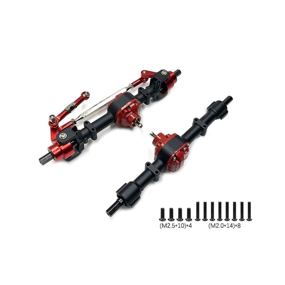 Mn78 Metal Front And Rear Axle With 3Mm To 4Mm Shaft Sleeve For Mn78 Mn-78 Mn 78 1/12 Rc Car Upgrade Parts, Black 6033556119791