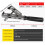 Heavy Duty CV Boot Band Clamp/Clips Pliers 3/8Inch Drive Socket Tool  Cage Dust Cover Removal Tool 4