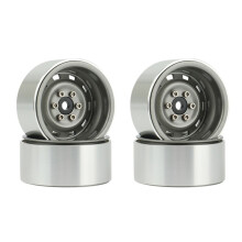 4PCS 1.9Pouce Metal Beadlock Wheel Hub Jante pour 1/10 RC Crawler Car Titanium