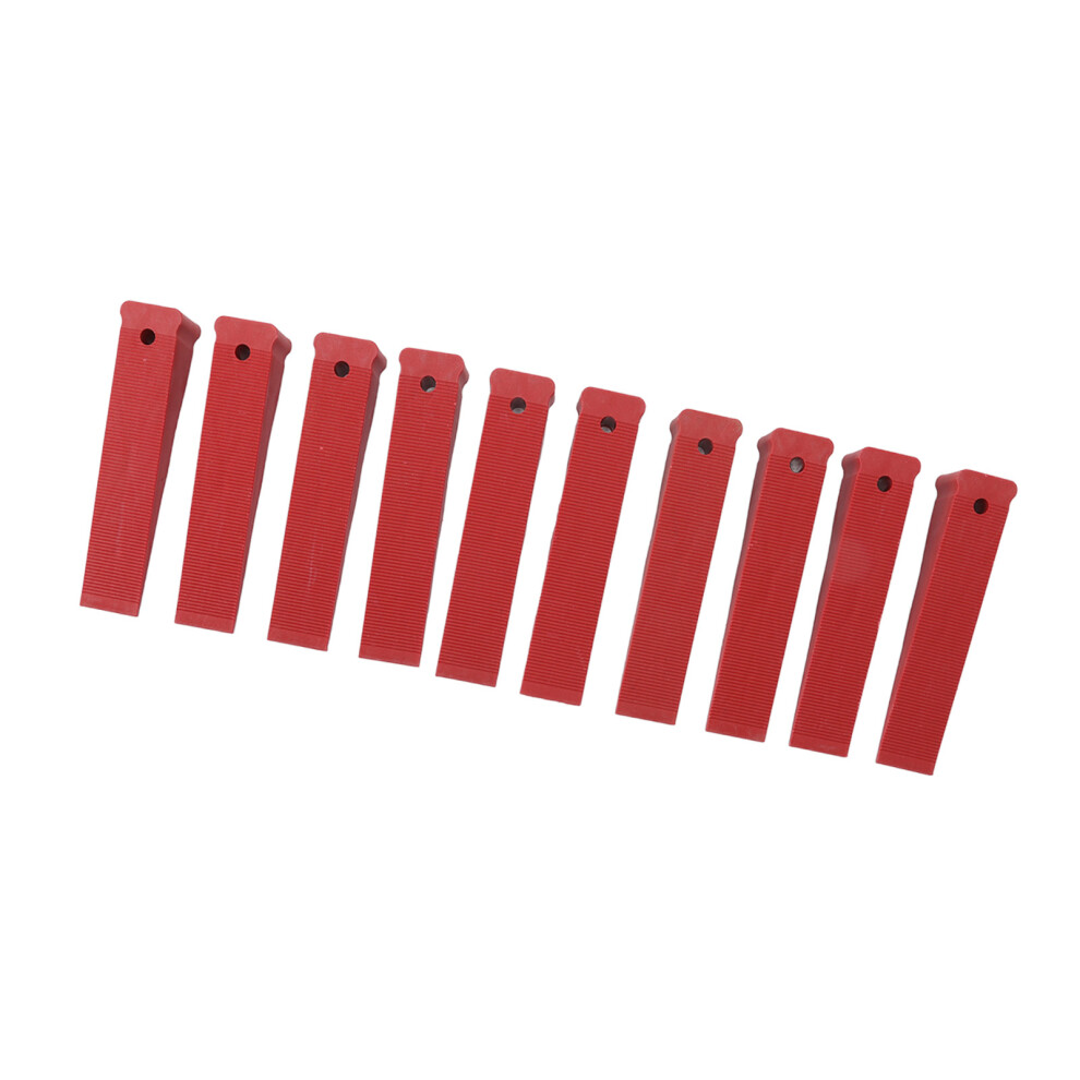 10 Pcs Plastic Door Stoppers Leveling Wedges 17.5Cm Lightweight 8721371799028