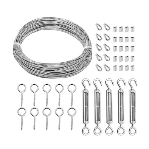 1/16Inch Turnbuckle Wire Tensioner Kit Heavy Cable