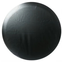 1 Housse de Protection pour Roue de Secours de Voiture en Cuir PVC de 40,6 cm, Noire, pour Types de Pneus de Voiture.