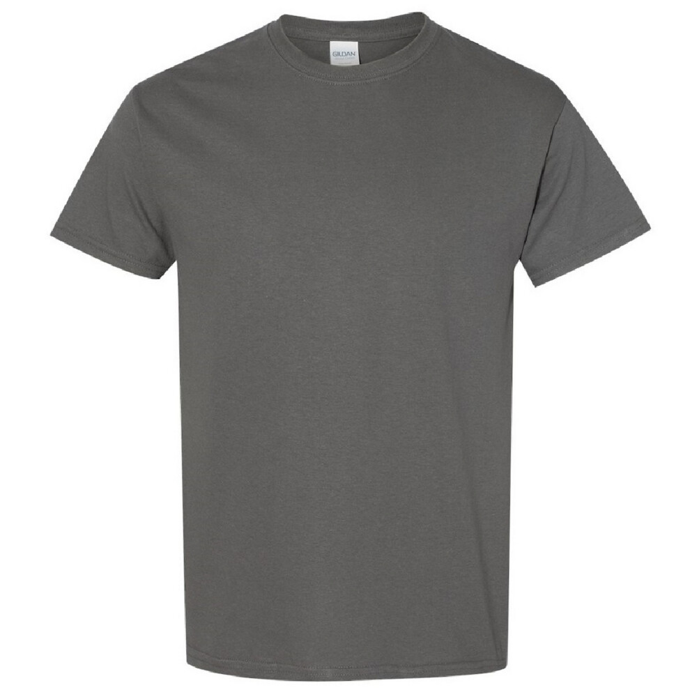 Gildan (2Xl, Charcoal) Mens Heavy Cotton Short Sleeve T-Shirt Multicoloured