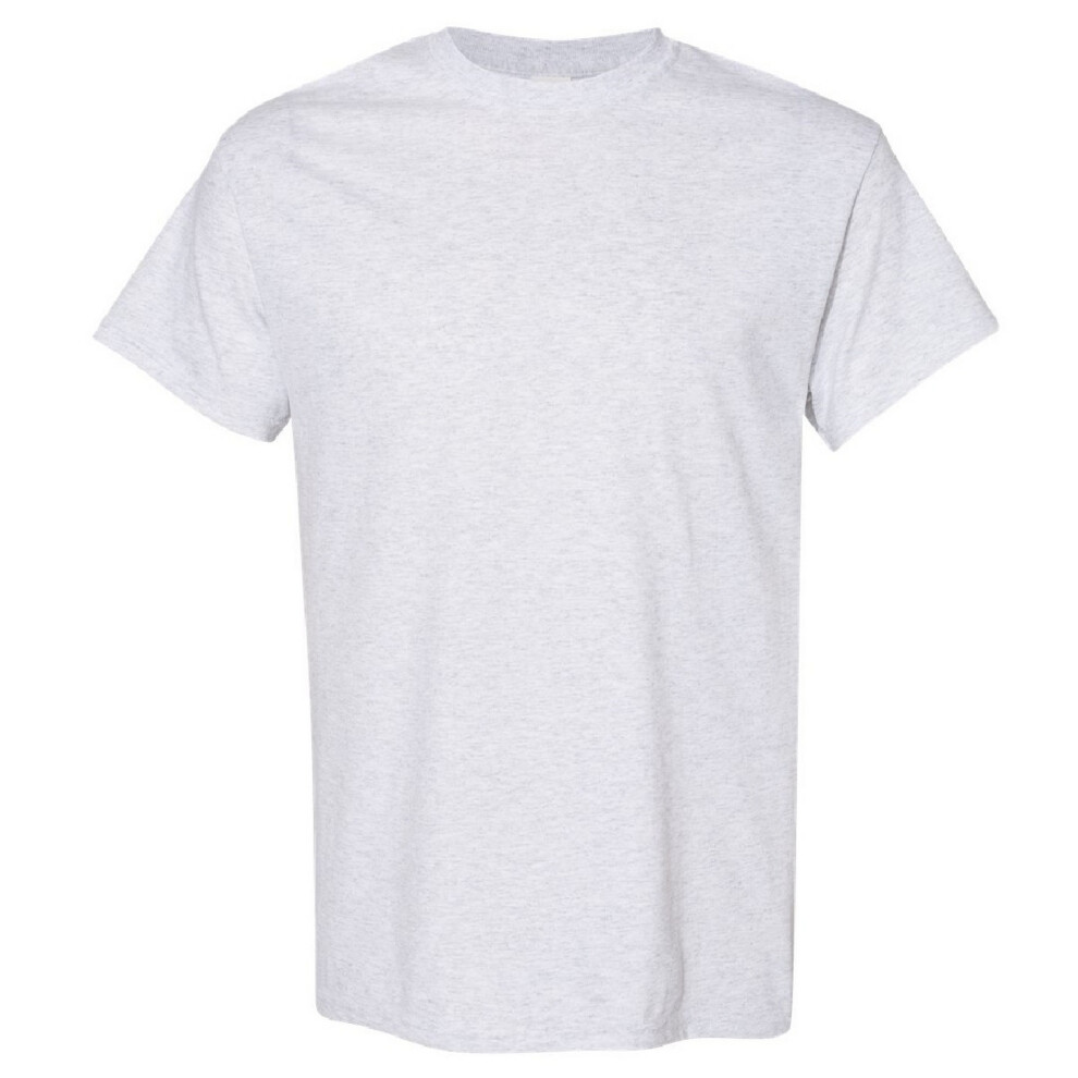 Gildan (3Xl, Ash ) Mens Heavy Cotton Short Sleeve T-Shirt Grey