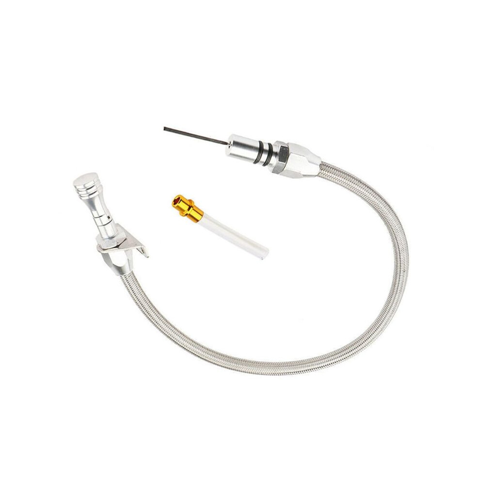 Firewall Mount Transmission Dipstick Stainless Steel Tube For 4L80e 4L60e Sbc Bbc Th350 Th400 Turbo 700R4 6033957904828