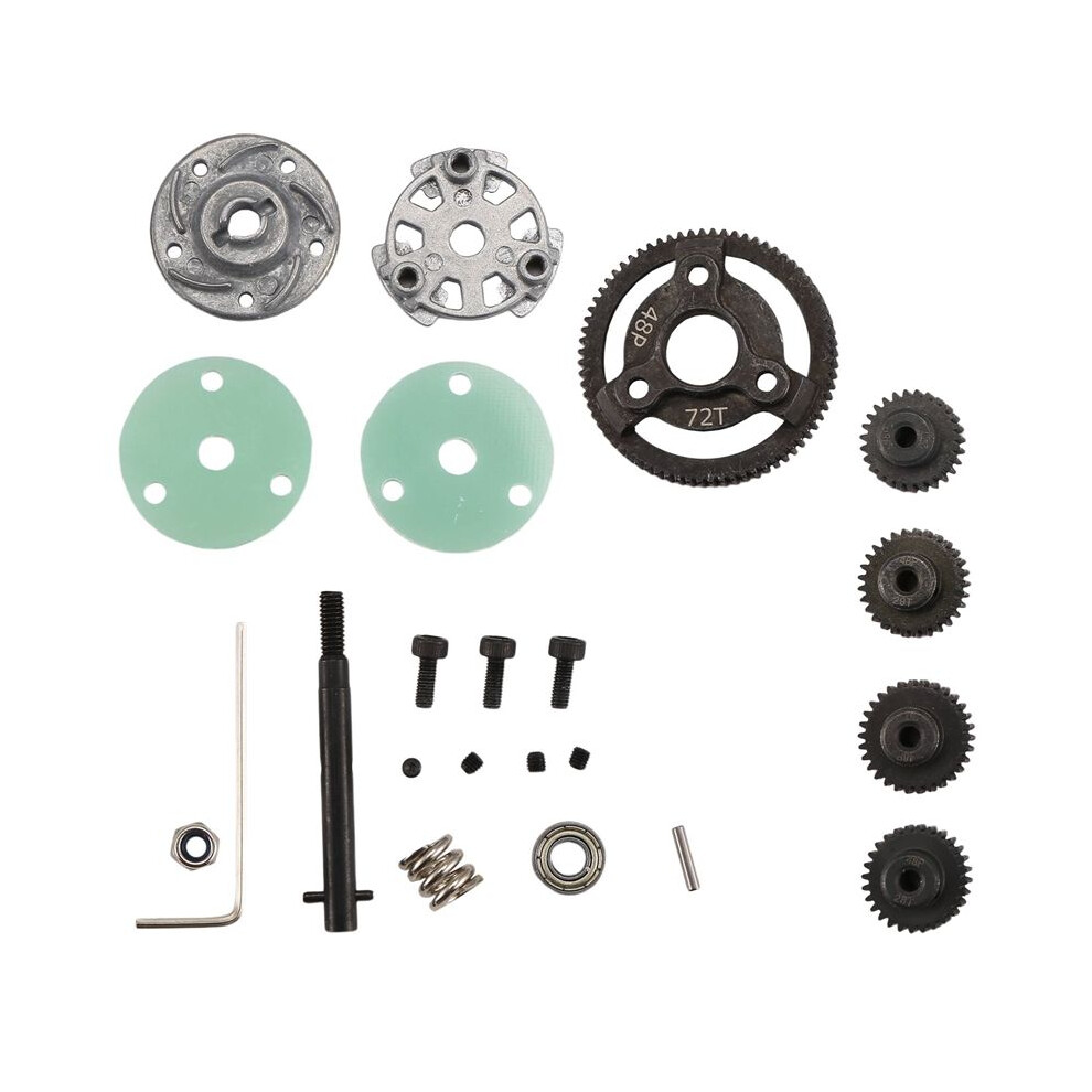 Metal 0.8M 48P Spur Gear & Pinions-Gear Sets For Rustler/Slash 2Wd 1/10 Rc Car Model Parts 72T 6033545459235