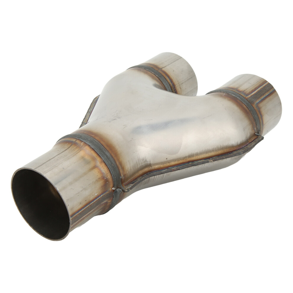 Y Shaped Stainless Steel Exhaust Tailpipe Tips 76Mm, Universal 7891371799883