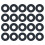 20PCS Aim Assist Rings Motion Control Rings for PS5 Gamepad Game Controller Auxiliary Sponge Precision Target Ring A 1