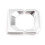 Car Center Console Gear Trim Frame Shift Bottom Frame ABS Pearl Chrome for   2020 Interior Accessories 3