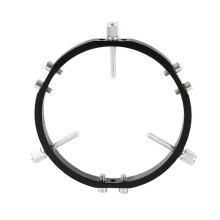 Anillos de Bloqueo para Guía de Astrofotografía de 3 Puntos para de Telescopio, Puntero Buscador de 120 mm, Color Negro