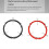 Star Finder Mount 3-Point Astrophotography Guide Locking Rings for Telescope Mount Finder Pointer 110mm Black 5