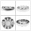 68053038AA Cache-Moyeu Central de Roue Avant Chromé pour  Ram 4500 5500 2011-2018 3