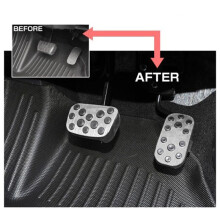 Autopedale für 4Runner 2025, Gaspedal-Bremspedalabdeckung, Aluminiumlegierung, Pad-Zubehör