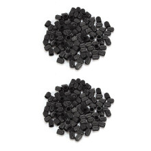 200 Pcs Plastic Valve Caps Tire Cap Valve Cover for Car Motorcycle Black