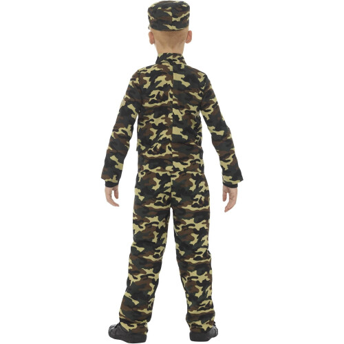 Smiffy's Smiffys Boys Military Camo Costume Set 1