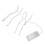Stringa luminosa LED multicolore da 4,9 piedi per interno ed esterno, alimentata a batteria 7