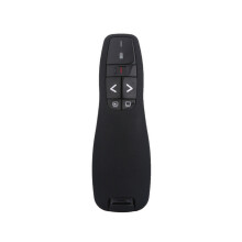 Wireless Presenter Remote with Air Mouse Control, Rechargeable and Ready for Long Control Range Presentations
