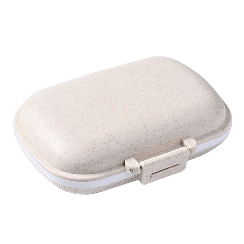 Health Guardian: Eight Compartments Food-Grade Material Pill Case, Compact And Portable, Secure Clasp For Your On-The-Go Lifestyle, Moisture-Proof