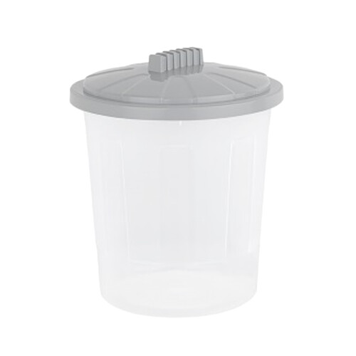 Wham Wham Fun Bin Clear & Cool Grey 21L